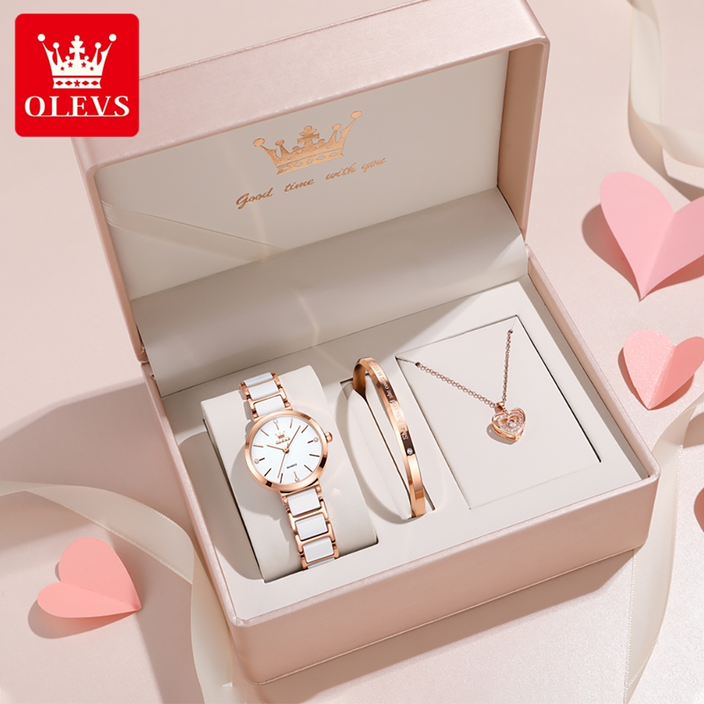 Jewelry With Watches - OLEVS Women Watch 5877 Luxury Elegant