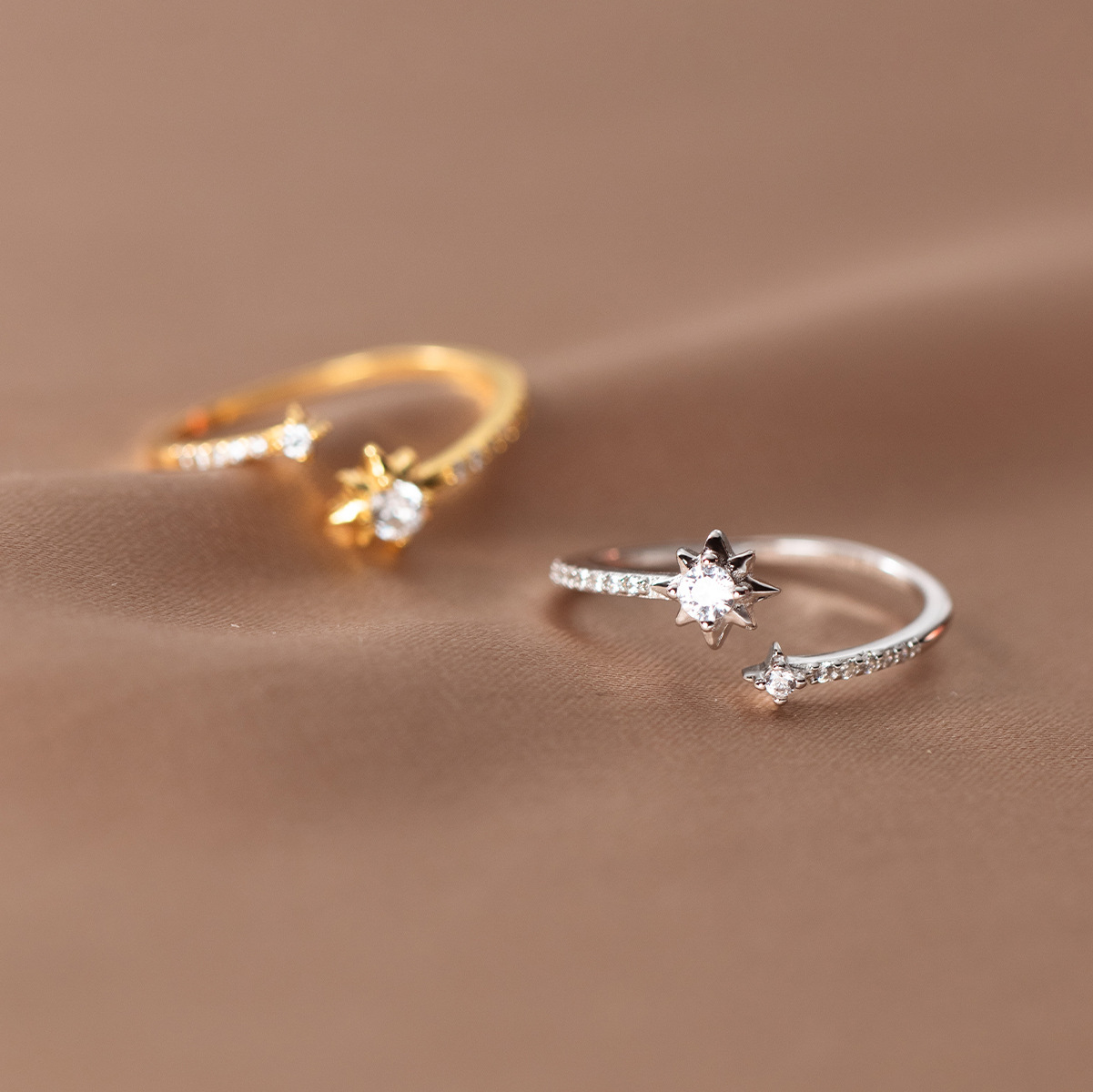 Statement Cocktail Ring - New in 925 Sterling Silver Zircon