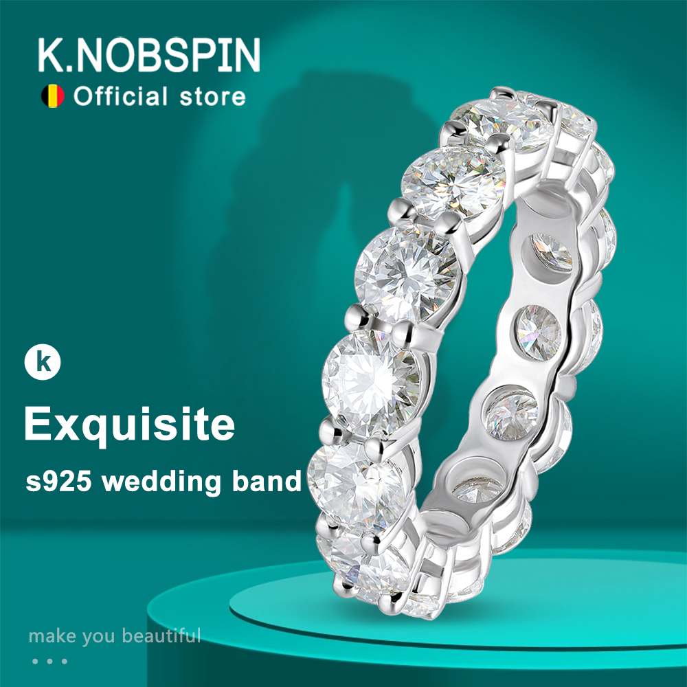 Statement Cocktail Ring - KNOBSPIN D VVS1 Moissanite Ring GRA