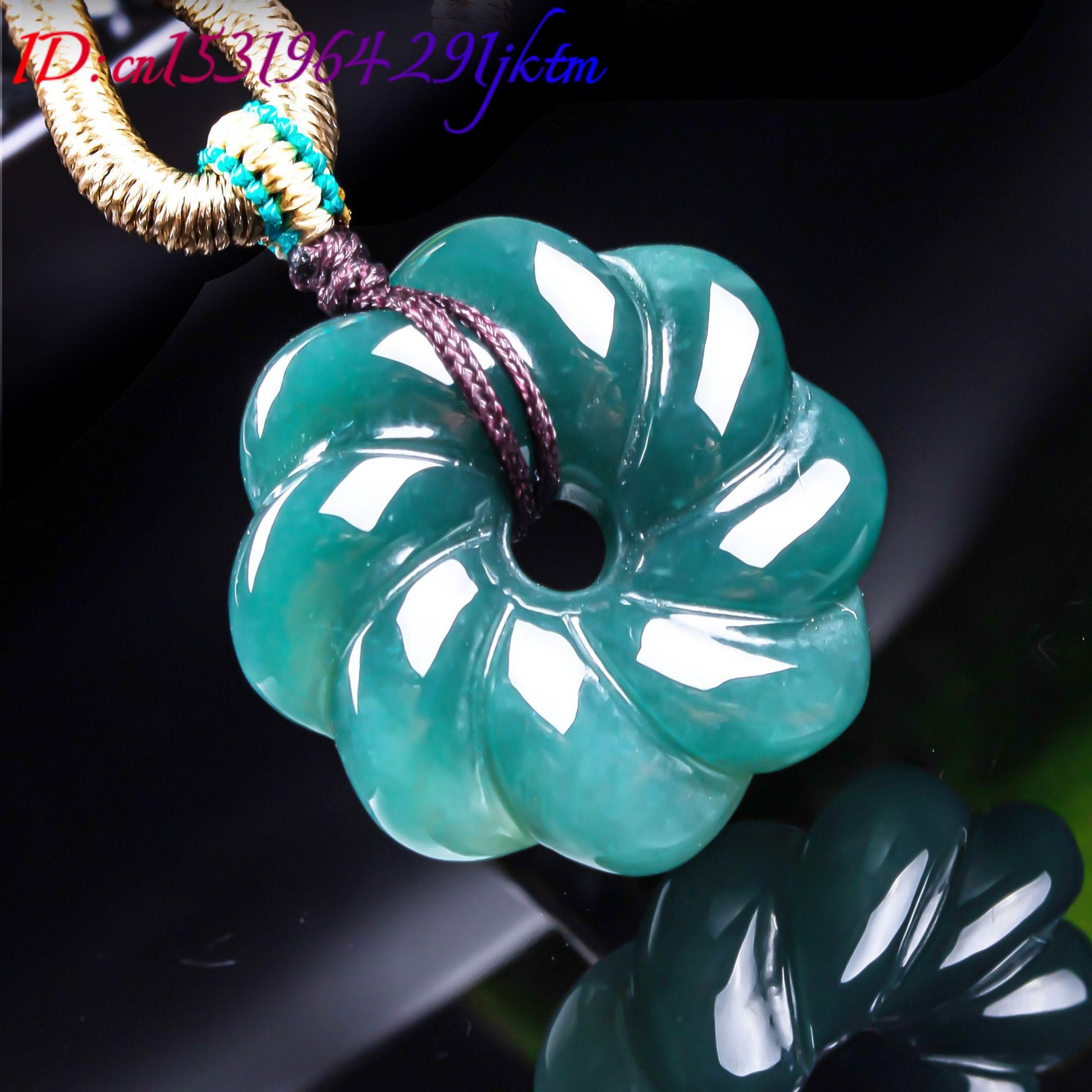Natural Burmese Jadeite Flower - Jewelry & Watches Sp Z Oo Opinie 评论和价格