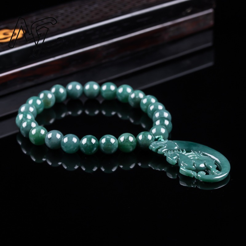 Natural Jadeite Blue Water Zod - Jewelry & Watches Sp Z Oo Opinie 评论和价格