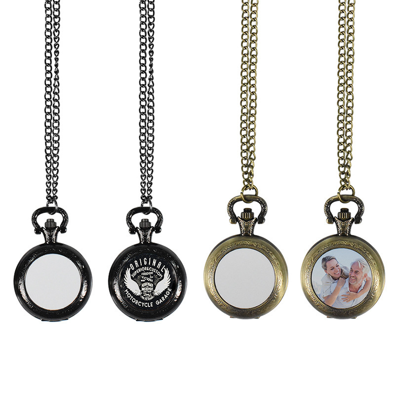 Custom Vintage Metal Pocket Wa - Jewelry With Watches 评论和价格