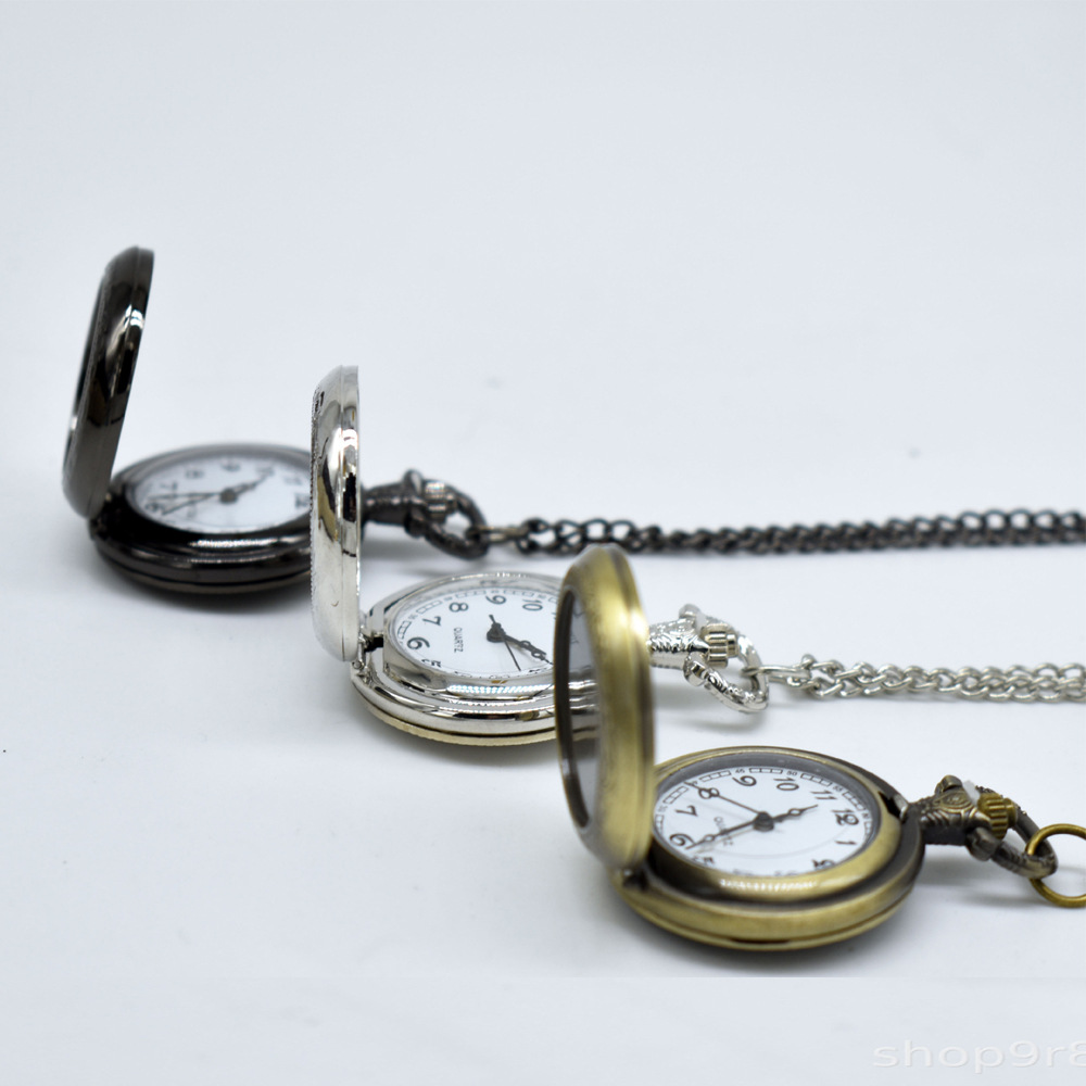 Custom Vintage Metal Pocket Wa - Jewelry With Watches 评论和价格