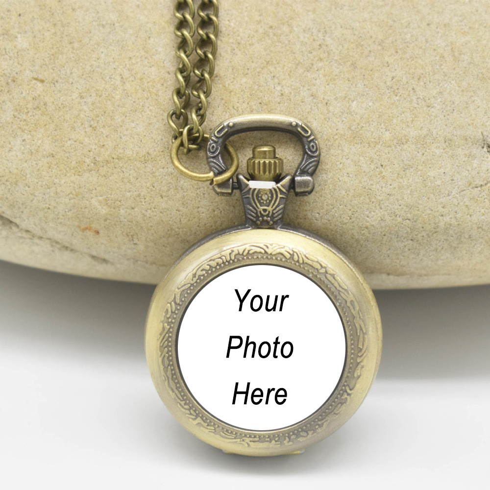 Custom Vintage Metal Pocket Wa - Jewelry With Watches 评论和价格