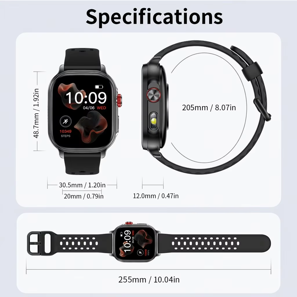 2026 Smart Watch 2.01'' Fitnes - Italian Jewelry Watches 评论和价格