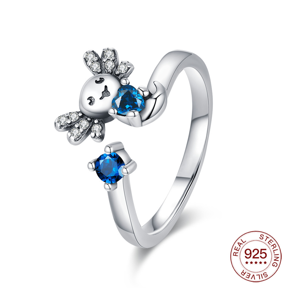 S925 Sterling Silver Creative  - Statement Cocktail Ring 评论和价格