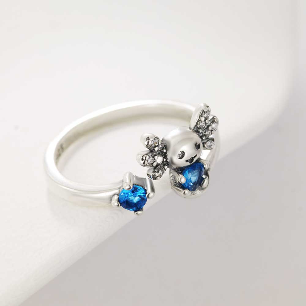 S925 Sterling Silver Creative  - Statement Cocktail Ring 评论和价格