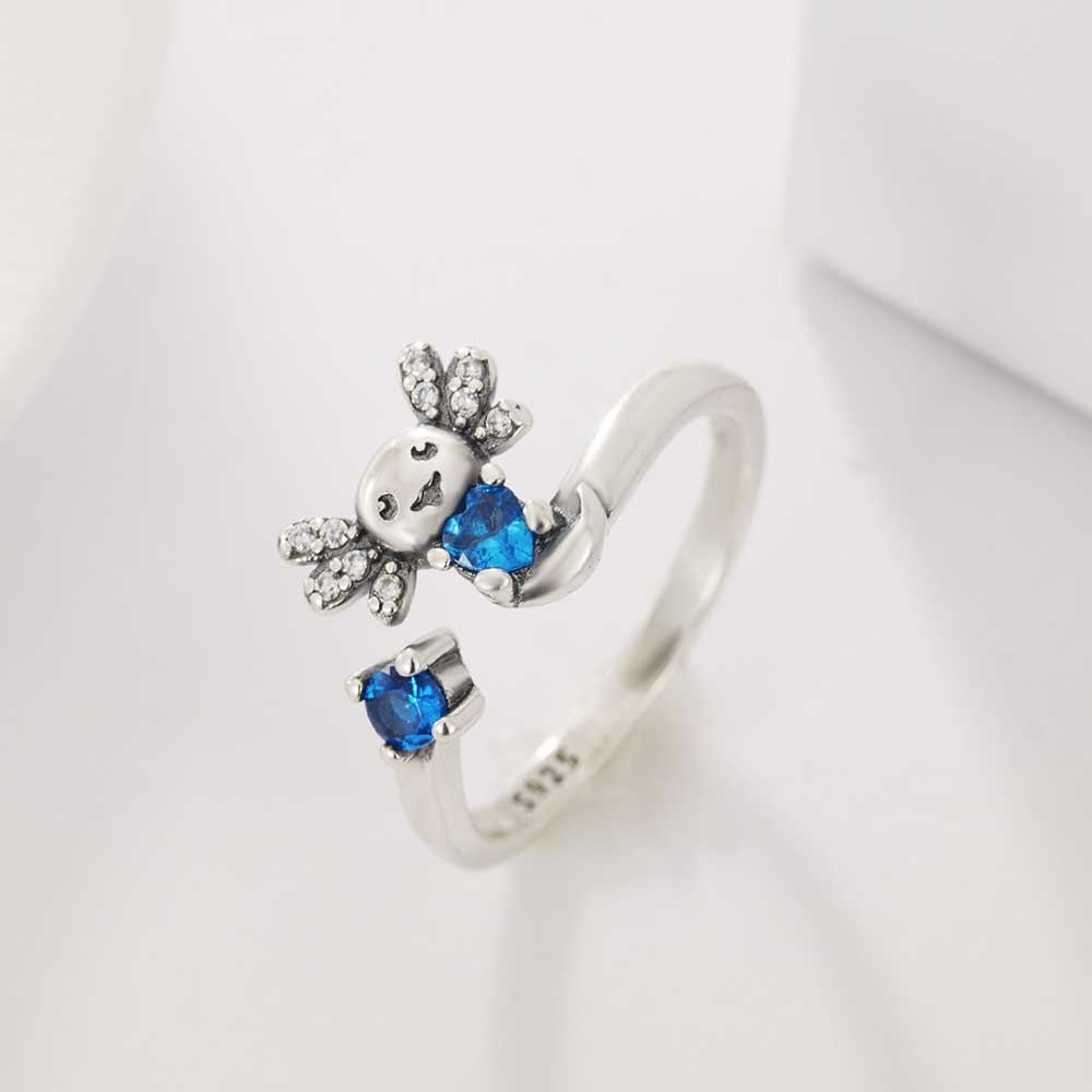 S925 Sterling Silver Creative  - Statement Cocktail Ring 评论和价格