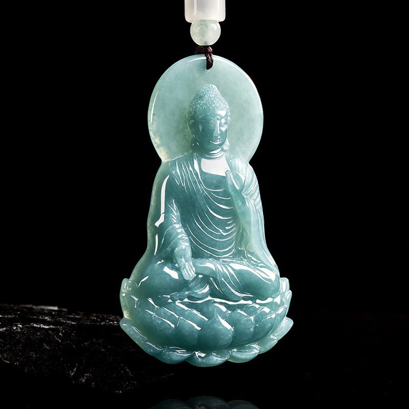 Natural Burmese Jadeite Buddha - Jewelry & Watches Sp Z Oo Opinie 评论和价格