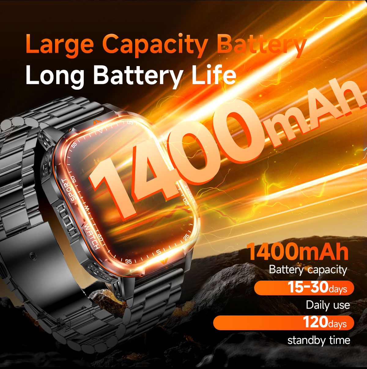 2026 New 1400mAh Super Large B - Italian Jewelry Watches 评论和价格