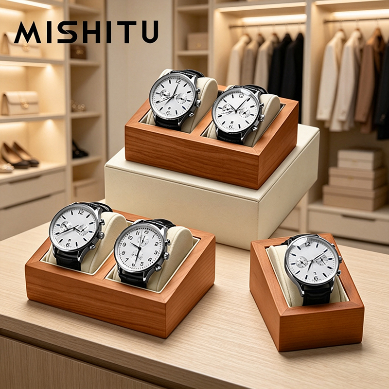 MISHITU Solid Wood Watch Stora - Jewelry With Watches 评论和价格