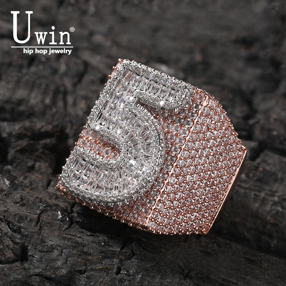 Uwin Big Square Custom Rings T - Statement Cocktail Ring 评论和价格