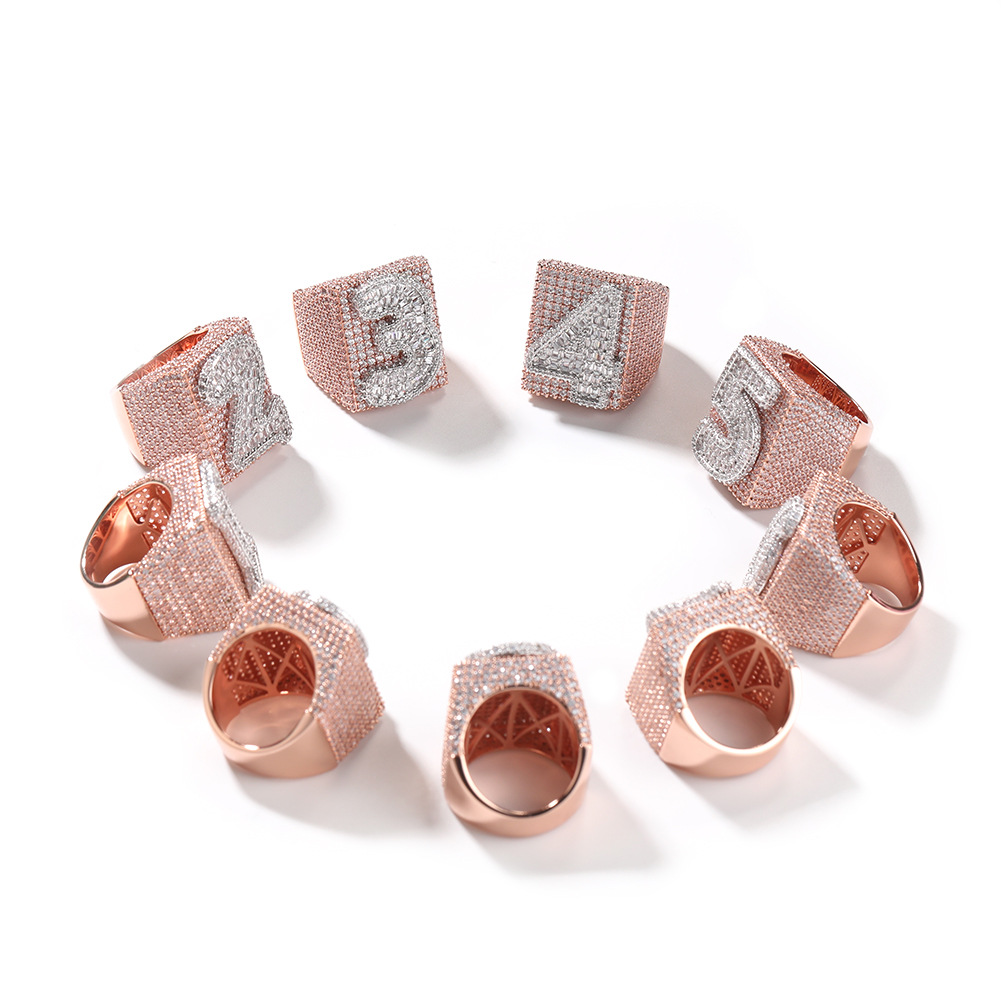 Uwin Big Square Custom Rings T - Statement Cocktail Ring 评论和价格
