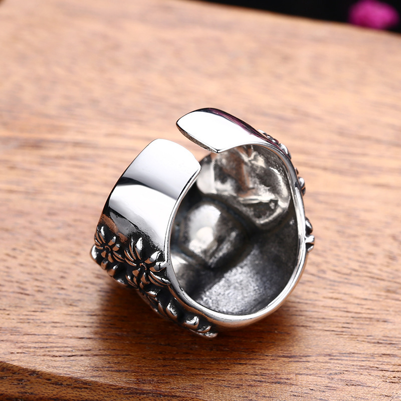 925 sterling silver skull ring - Sterling Silver Ring 评论和价格