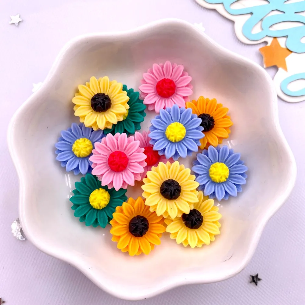 30Pcs Resin Colorful 15mm Sunf - Paradise Jewelry & Watches Dolphin Mall 评论和价格