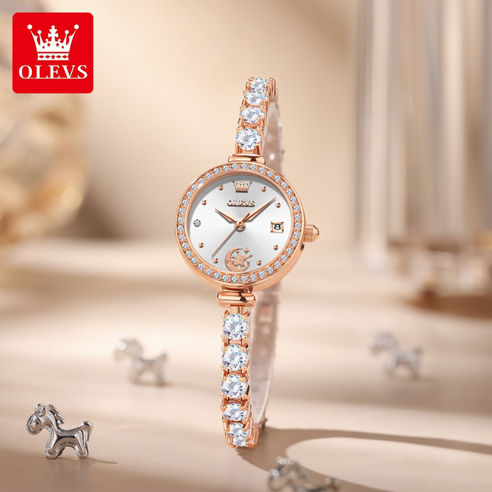OLEVS 2998 Brand Original Auth - Jewelry With Watches 评论和价格