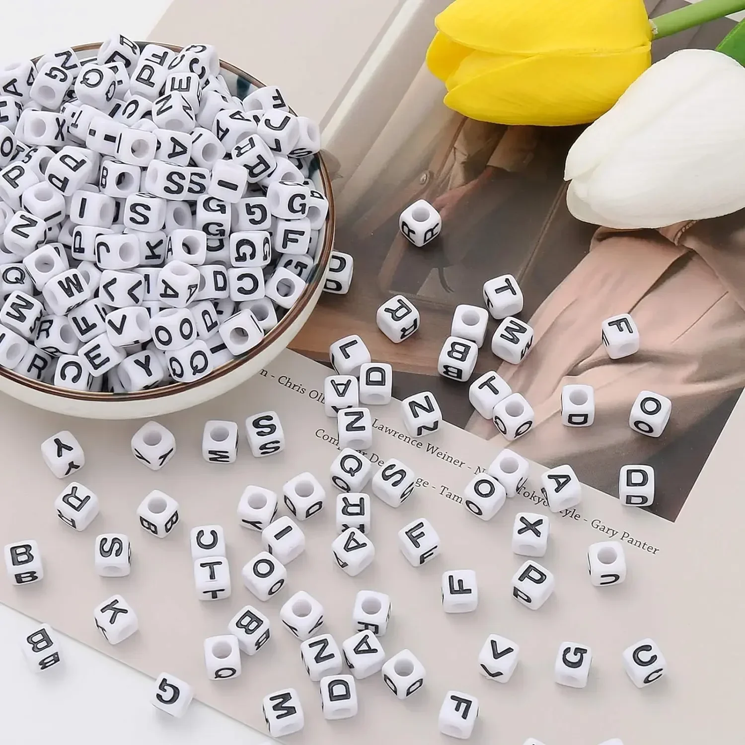 100/200/300/500Pcs Acrylic Let - Jewelry Quotes 评论和价格