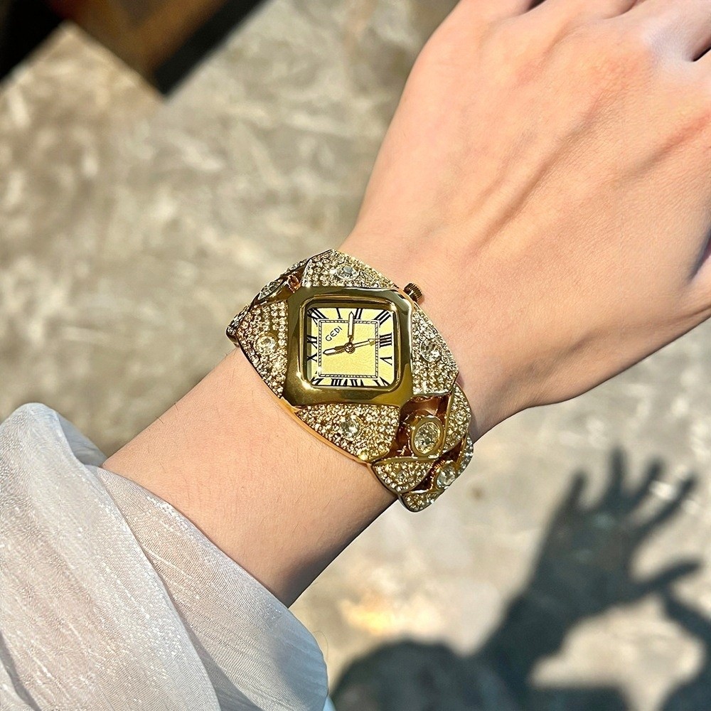 New Diamond Inlaid Bracelet Wa - Jewelry And Watches Luxury Brand 评论和价格