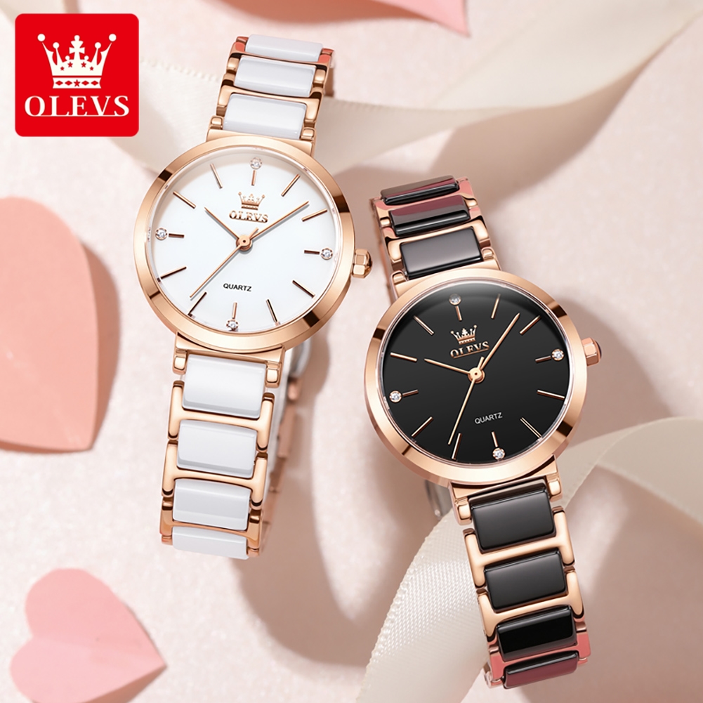 OLEVS Women Watch 5877 Luxury  - Jewelry With Watches 评论和价格