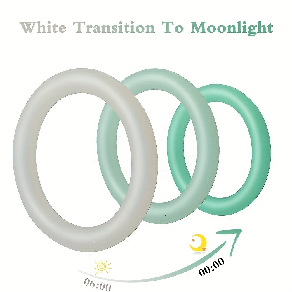 3PCS Silicone Penis Rings Set  - Couple Ring Set 评论和价格