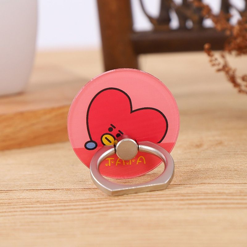 BT21 cartoon cute strong adhes - Couple Ring Set 评论和价格
