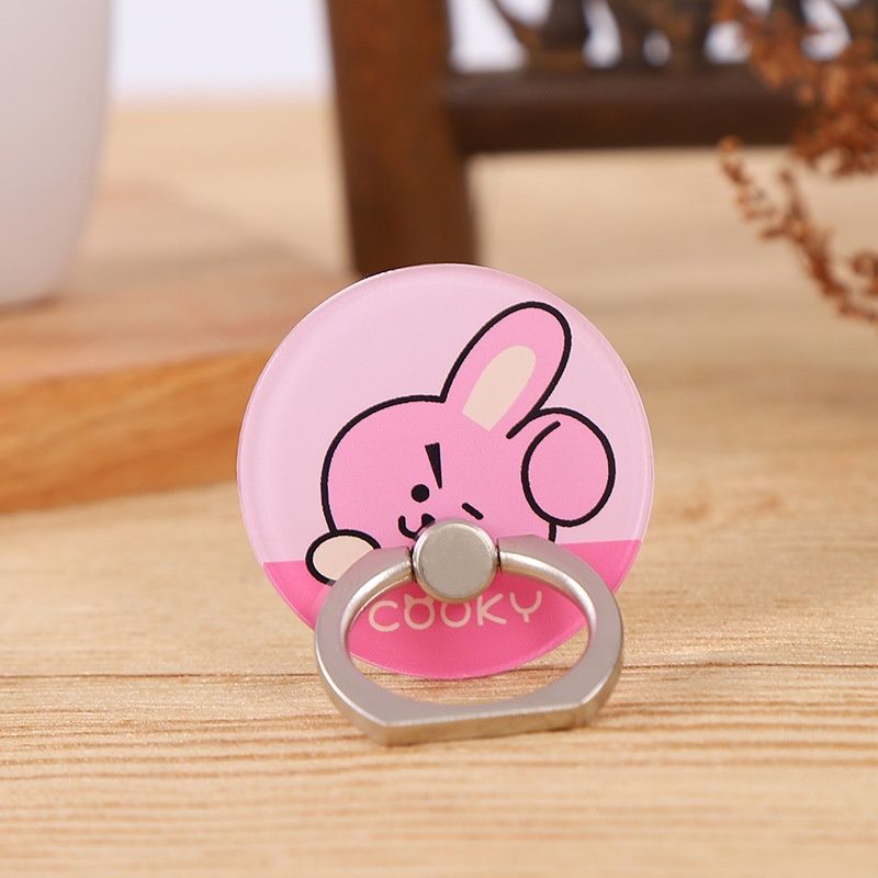 BT21 cartoon cute strong adhes - Couple Ring Set 评论和价格