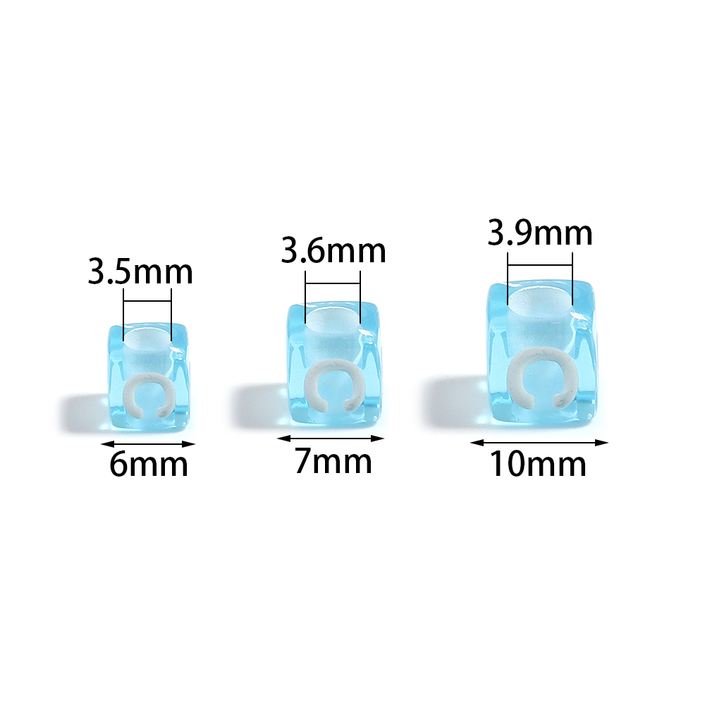 100pcs/lot 6 7 10mm Acrylic Le - Jewelry Quotes 评论和价格