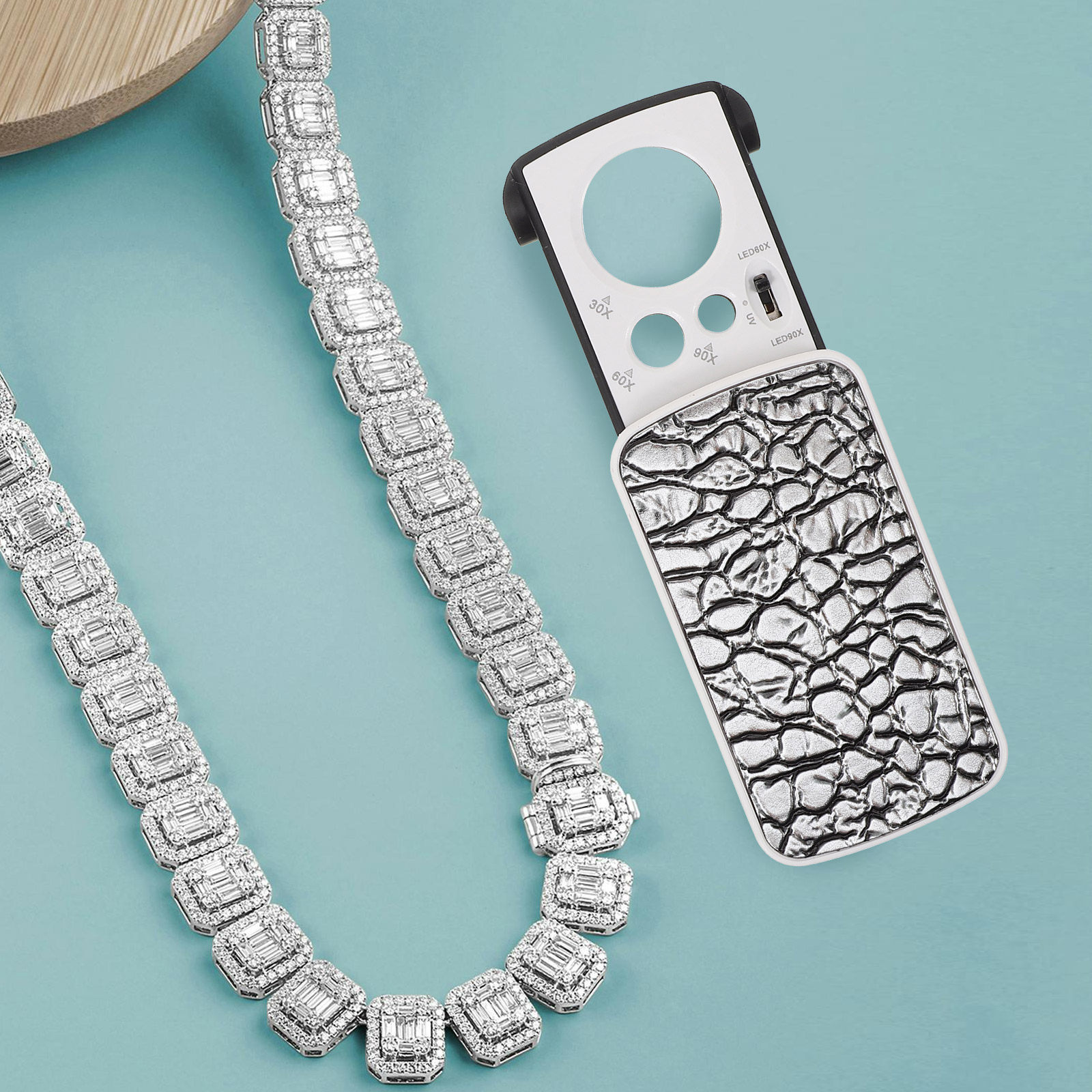 2Pcs Magnifying Glass Portable - Collectors Coins Jewelry & Watches Of Smithtown 评论和价格