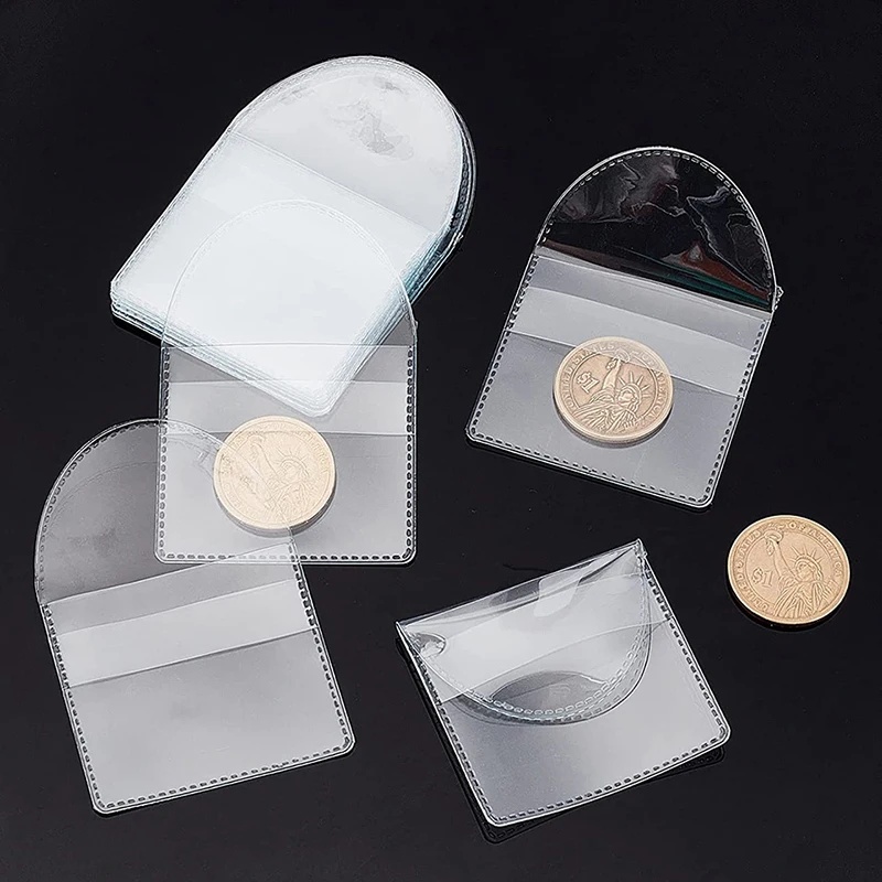 Clear PVC Coin Collector Bags, - Collectors Coins Jewelry & Watches Of Smithtown 评论和价格