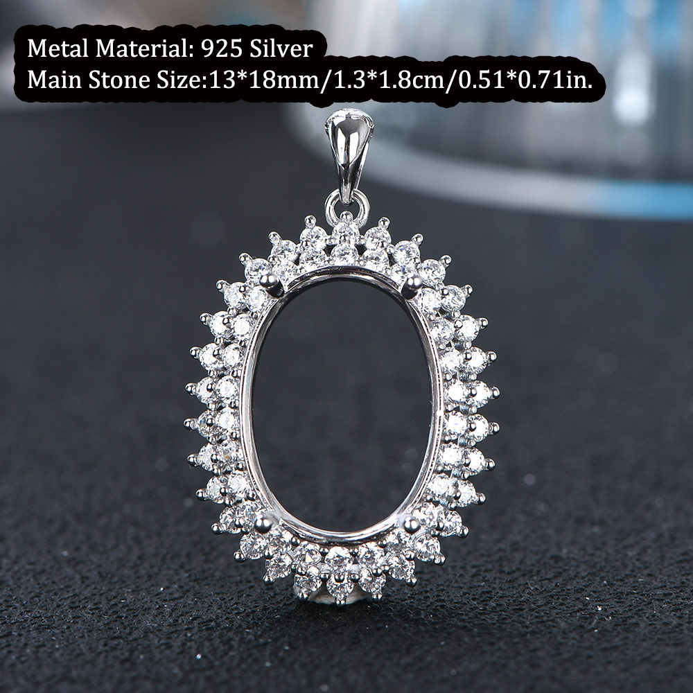 13x18mm S925 Sterling Silver R - Sterling Silver Ring 评论和价格