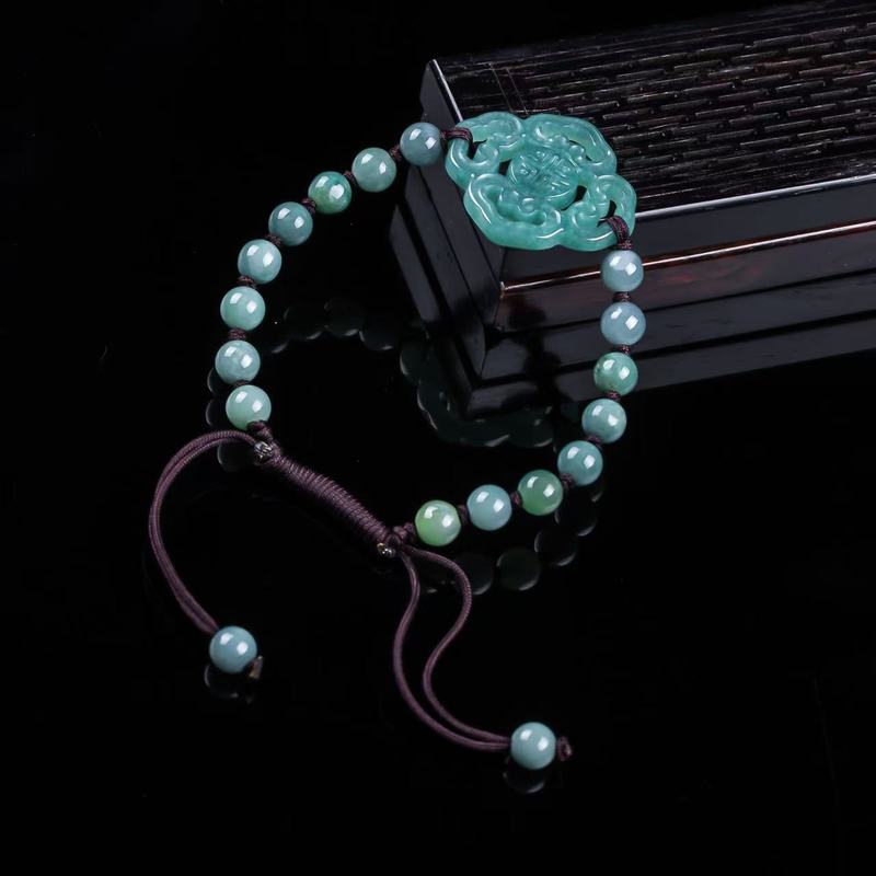 Natural Jadeite A-grade Bracel - Jewelry & Watches Sp Z Oo Opinie 评论和价格