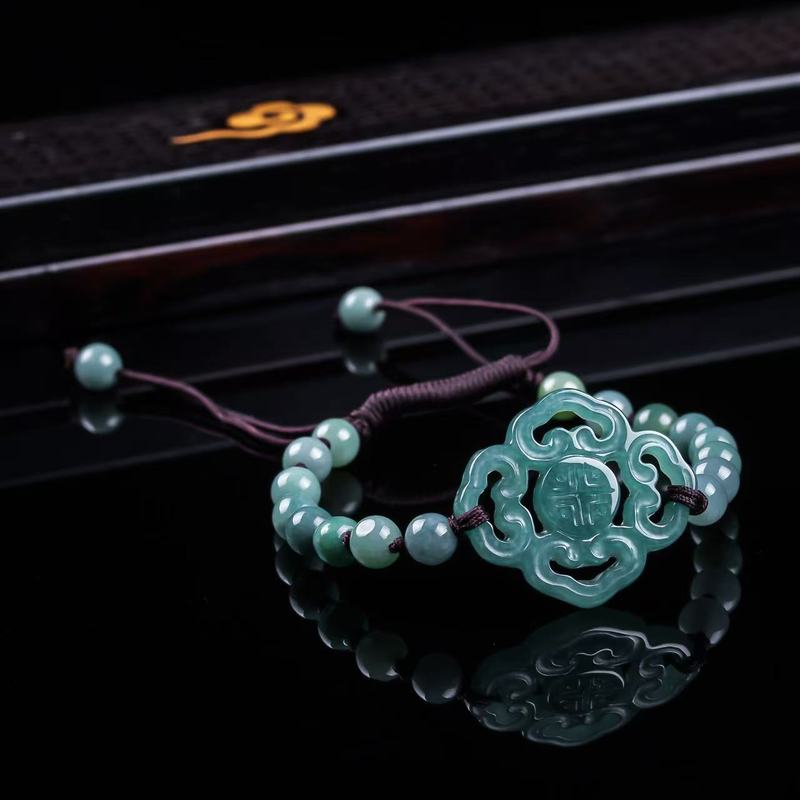 Natural Jadeite A-grade Bracel - Jewelry & Watches Sp Z Oo Opinie 评论和价格