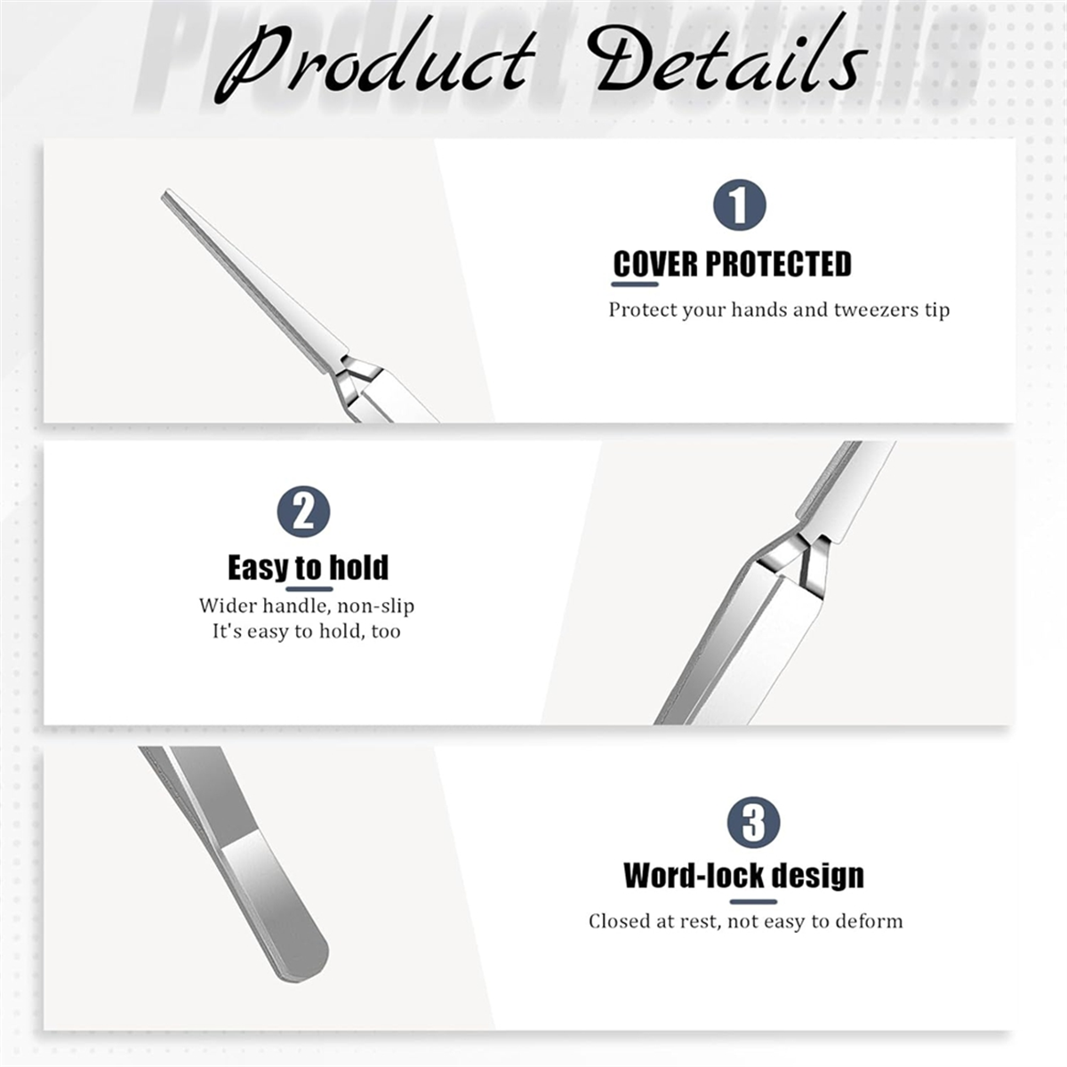 Craft Tweezers, 6 Pieces Locki - Jewelry Watches Repair 评论和价格