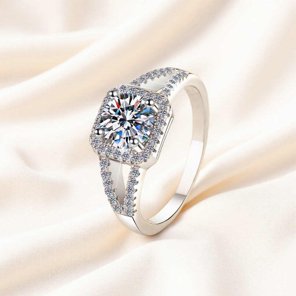 Luxury 925 Sterling Silver Cla - Statement Cocktail Ring 评论和价格