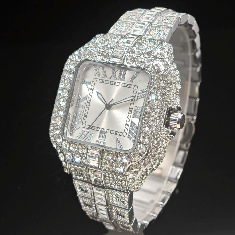 Luxury Diamond Watch For Men B - Jewelry And Watches Luxury Brand 评论和价格