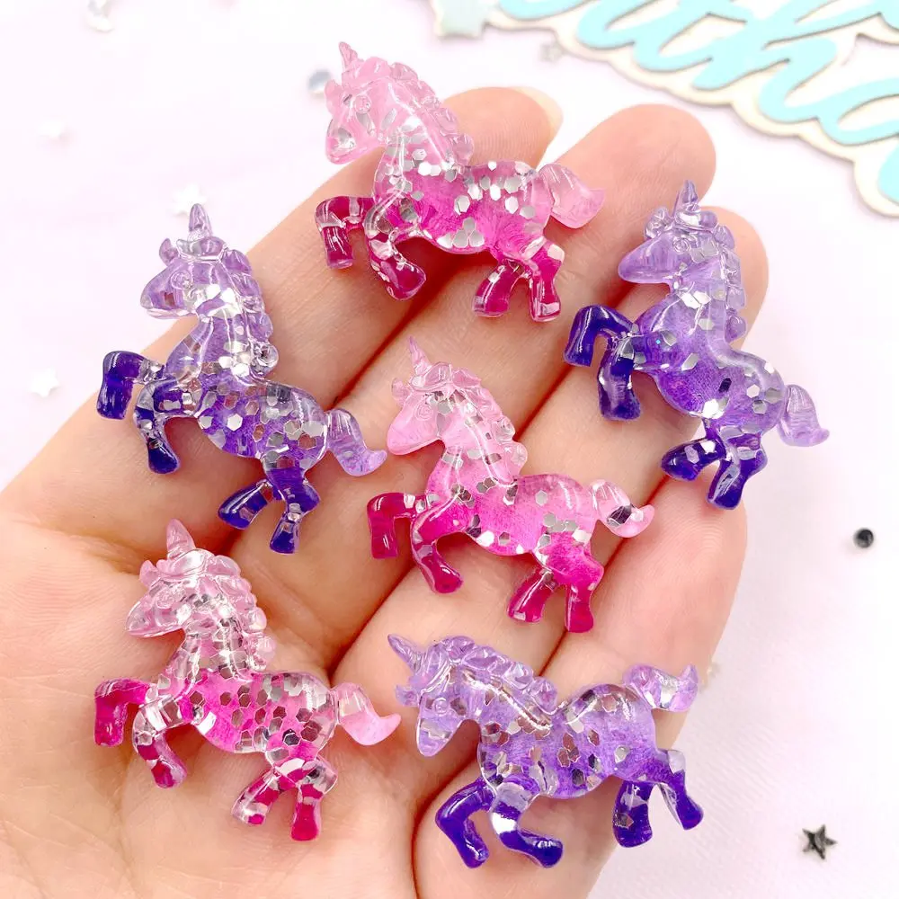 6PCS Colorful Resin Glitter 3D - Paradise Jewelry & Watches Dolphin Mall 评论和价格
