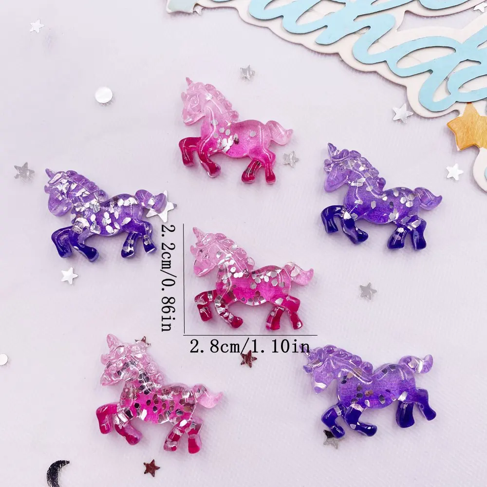 6PCS Colorful Resin Glitter 3D - Paradise Jewelry & Watches Dolphin Mall 评论和价格