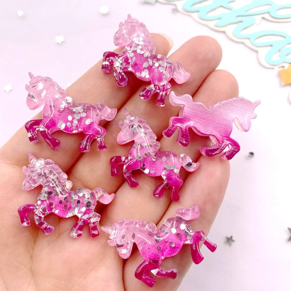 6PCS Colorful Resin Glitter 3D - Paradise Jewelry & Watches Dolphin Mall 评论和价格