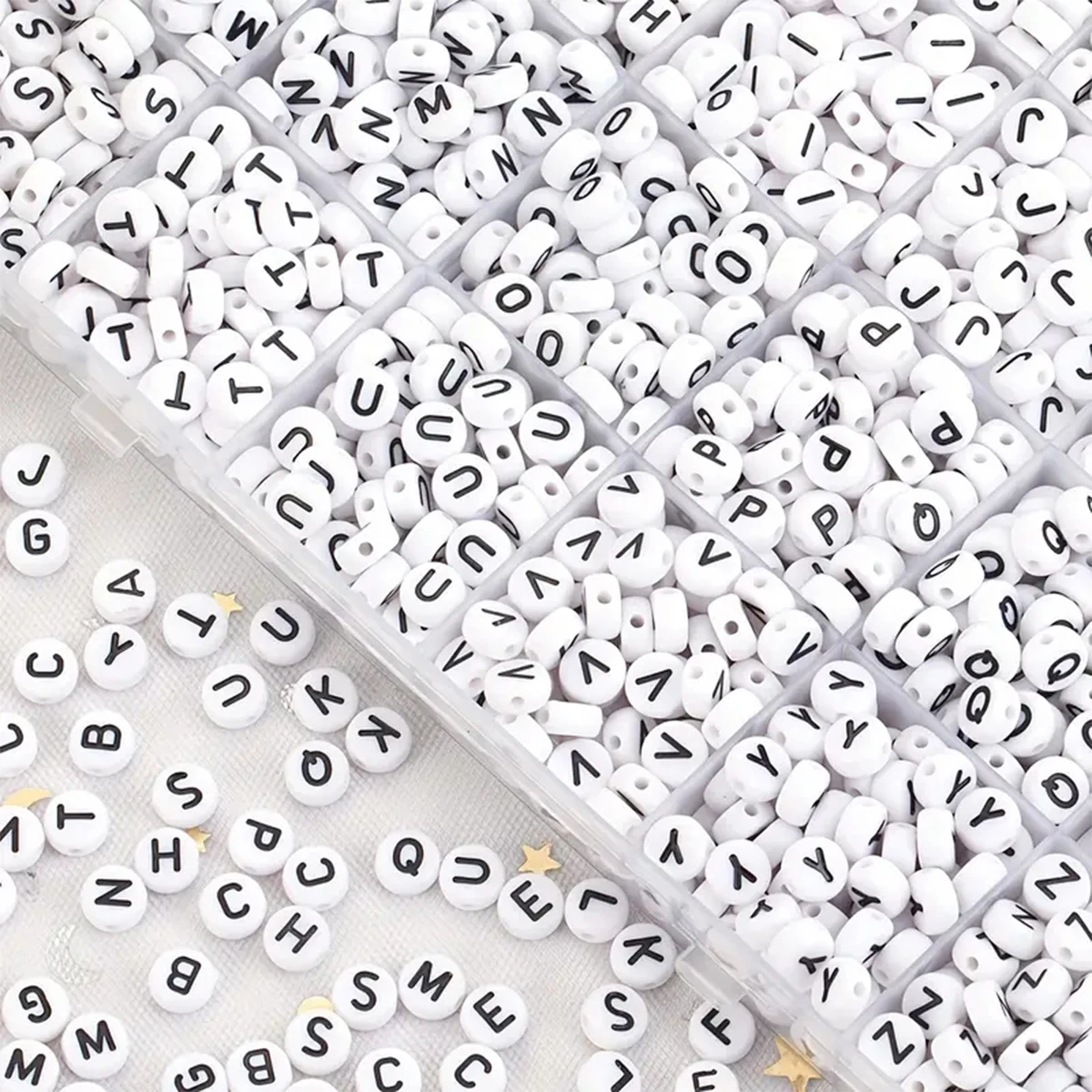 100-500PCS Acrylic A-Z 26 Lett - Jewelry Quotes 评论和价格