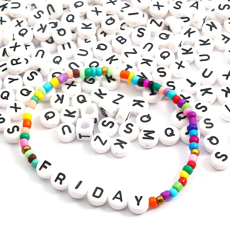 100-500PCS Acrylic A-Z 26 Lett - Jewelry Quotes 评论和价格