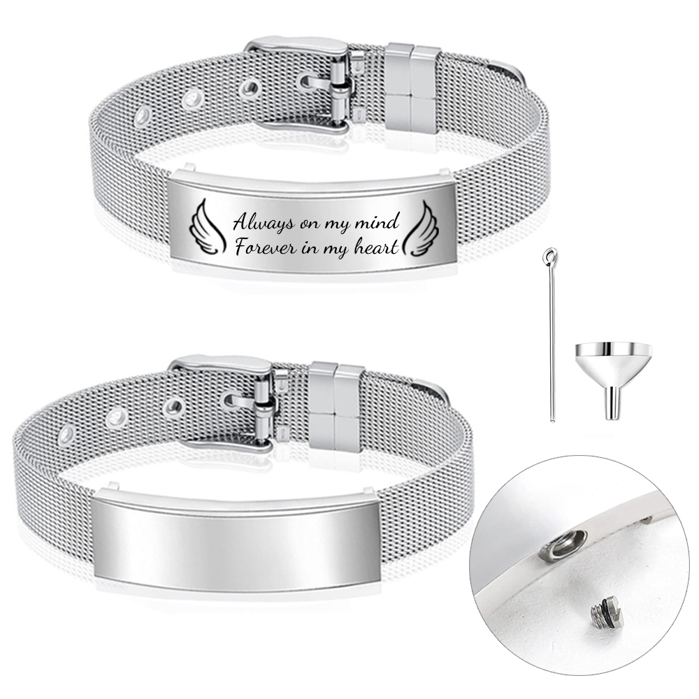 Cremation Jewelry Urn Bracelet - Jewelry Watches Men 评论和价格