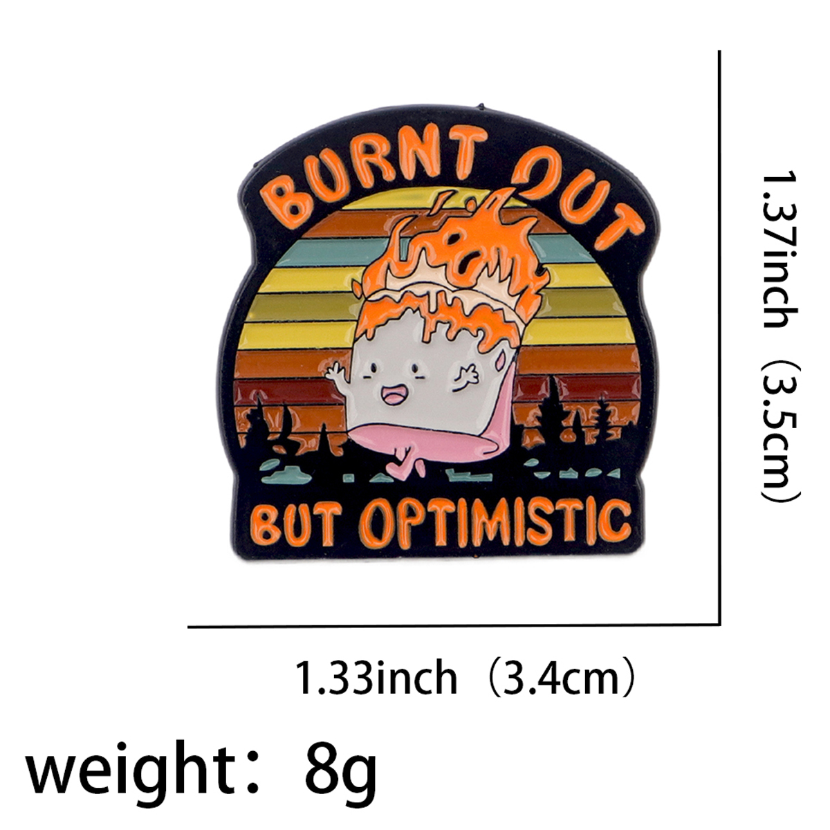 Fire Badges Enamel Pin Brooche - Jewelry Quotes 评论和价格
