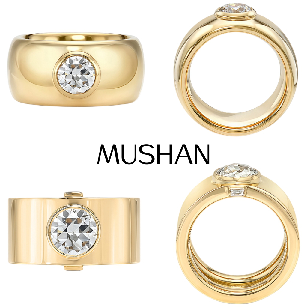 MUSHAN Custom Jewelry 925 Ster - Sterling Silver Ring 评论和价格