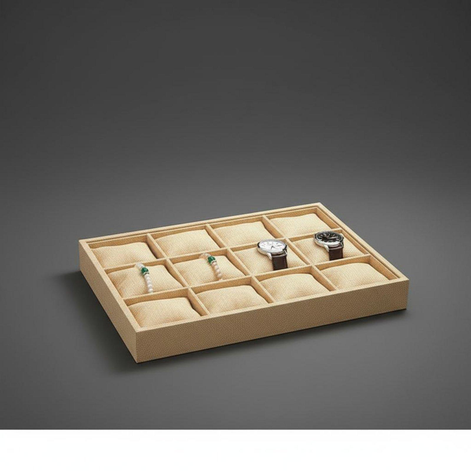 Fabric Jewelry Holder Open Top - Jewelry With Watches 评论和价格
