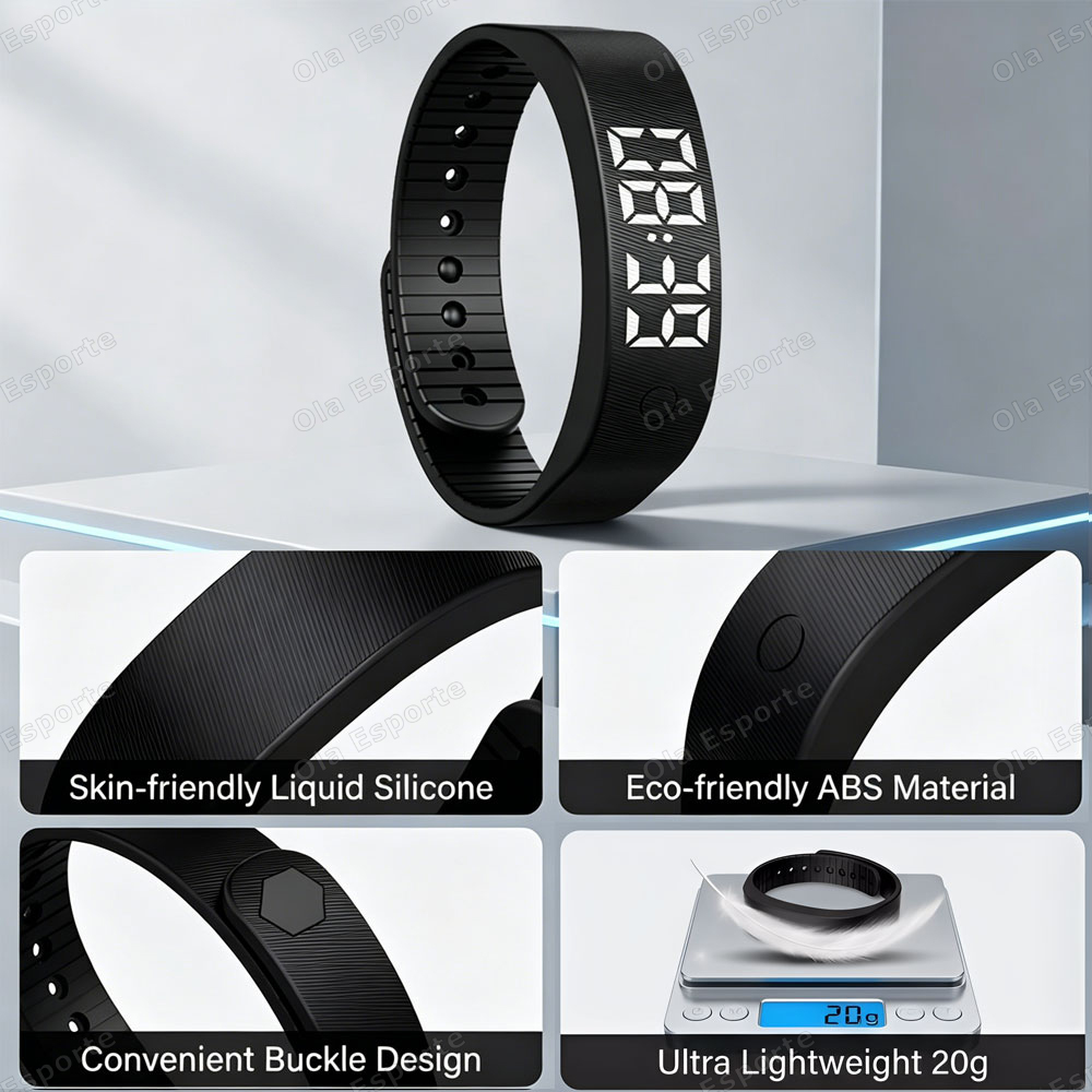 Vibrating Alarm Clock Watch He - Italian Jewelry Watches 评论和价格