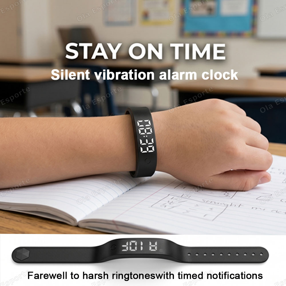 Vibrating Alarm Clock Watch He - Italian Jewelry Watches 评论和价格