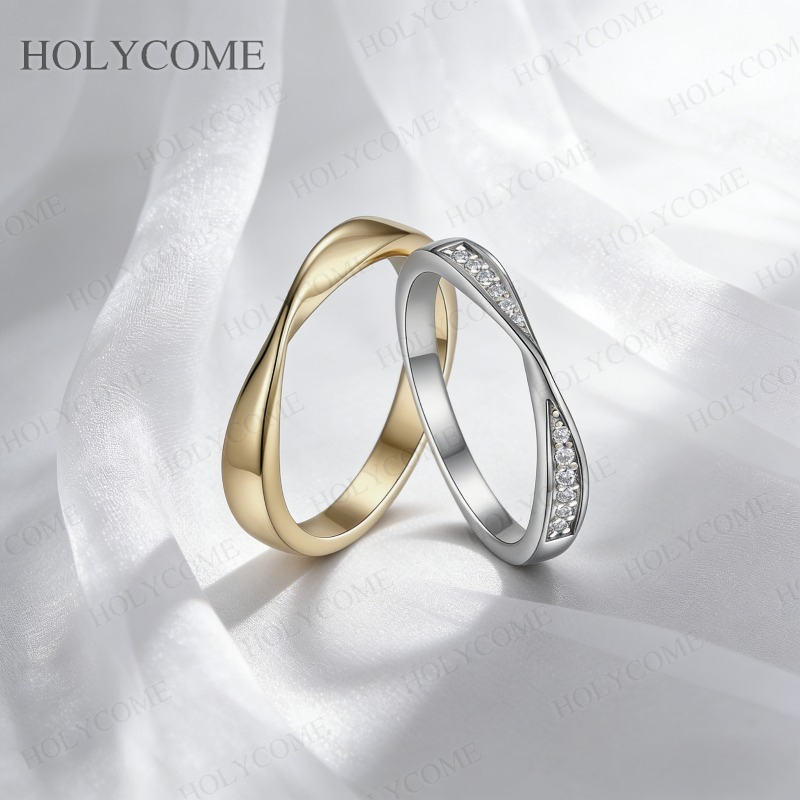 Moissanite Couple Rings 925 St - Couple Ring Set 评论和价格