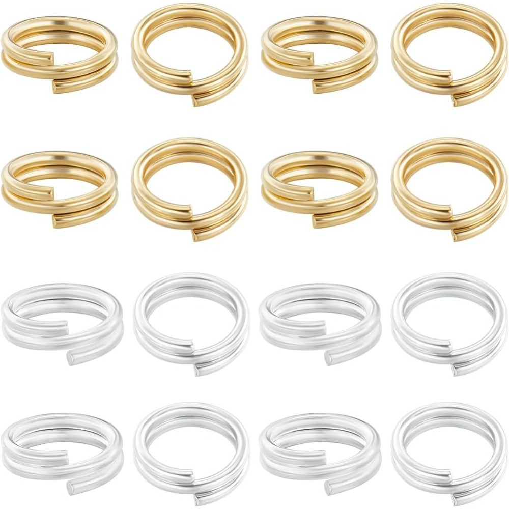 1 Box 80Pcs Split Jump Ring 24 - Sterling Silver Ring 评论和价格
