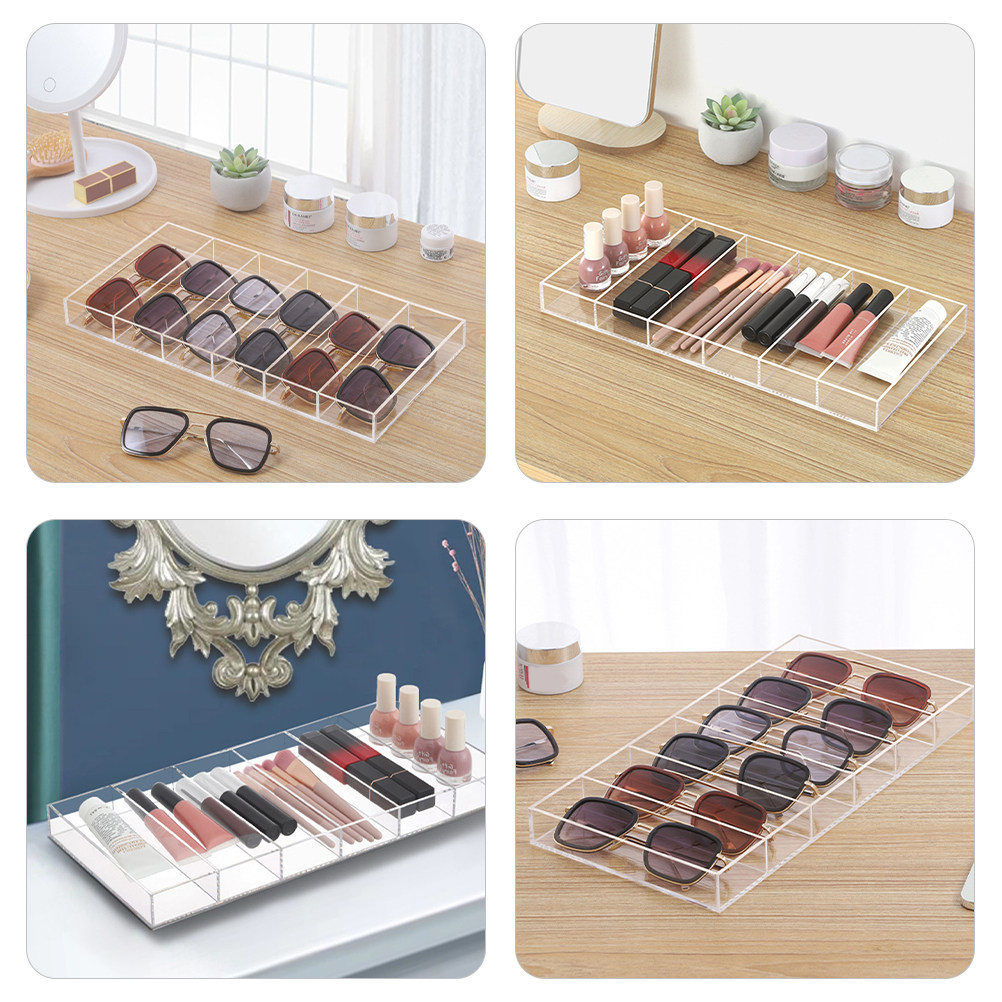 Clear Acrylic Sunglasses Tray  - Jewelry With Watches 评论和价格
