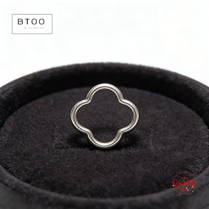 Sterling Silver Flower Connect - Sterling Silver Ring 评论和价格